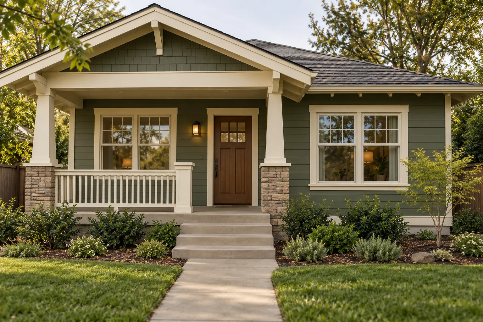 House exterior with a covered front porch